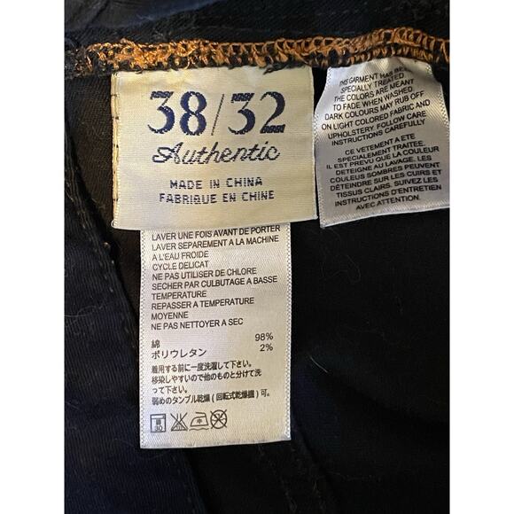 Tommy Bahama Pants Men's 38X32 Coast Island authentic 5 pockets Black $148 - Picture 9 of 14